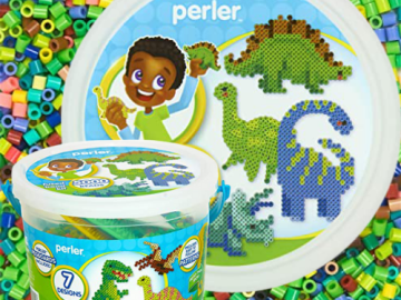 Perler 5004-Piece Dinosaur Craft Bead Bucket Activity Kit $9.99 (Reg. $15.99) – FAB Ratings! 780+ 4.7/5 Stars!