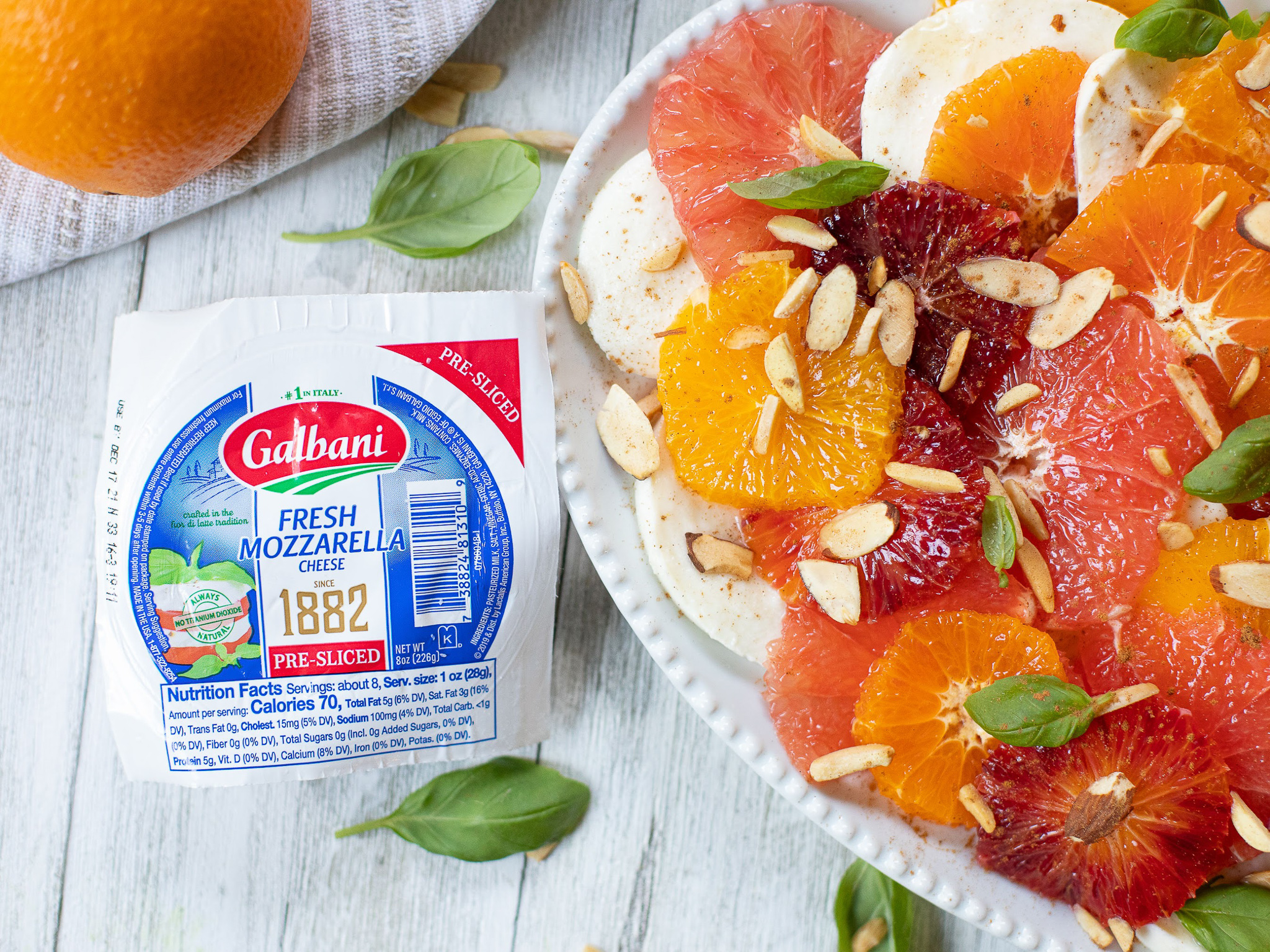 Galbani Citrus Caprese Draft on I Heart Publix 1