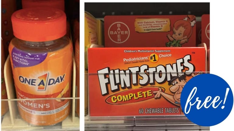 New Vitamin Coupons | Flintstones & One a Day as Low as FREE