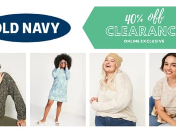 Old Navy | Extra 40% Off Clearance Items