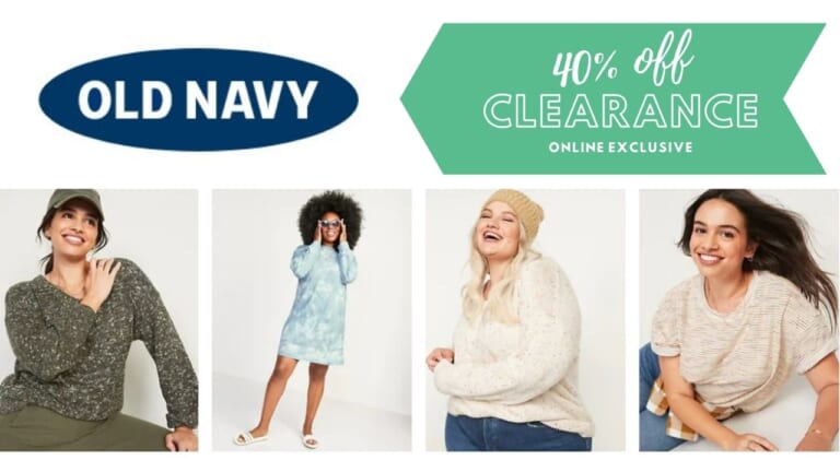 Old Navy | Extra 40% Off Clearance Items