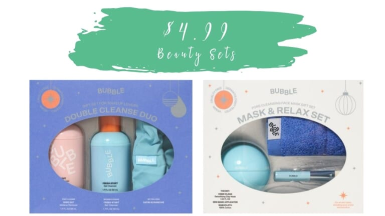 Walmart | Bubble Skincare Sets For $4.99