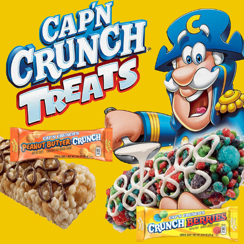 32 Count Quaker Cap’n Crunch Treat Bars, 2 Flavor Variety Pack $9.74 (Reg. $20.06) | 30¢ each!