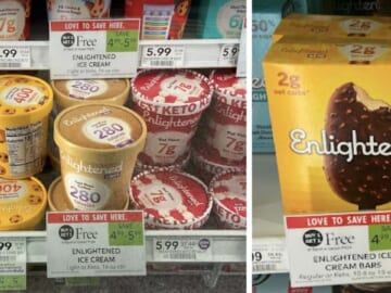 $2.57 Enlightened Keto Ice Cream Bars or Pints