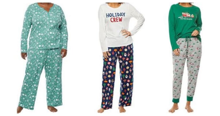 Women’s 2-Piece Holiday Pajama Set for $10.41