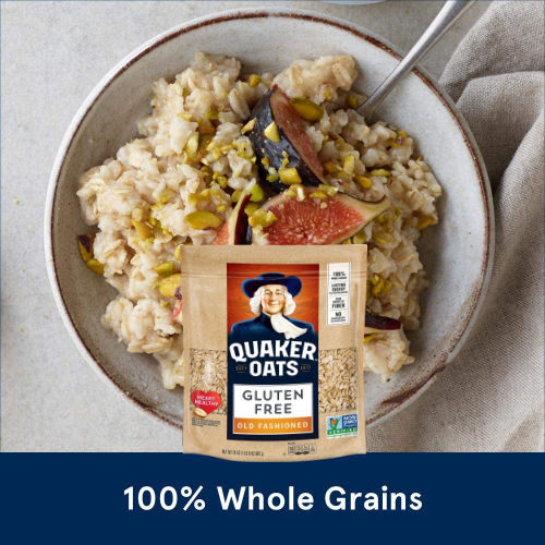 4 Pouches Quaker Gluten Free Old Fashioned Rolled Oats as low as $12.99 Shipped Free (Reg. $20) – $3.25/ 24oz Resealable Bag