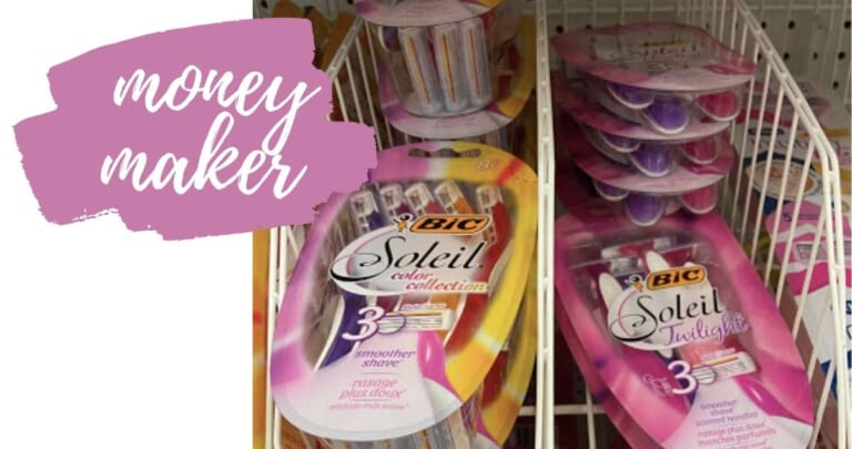 Money Maker BIC Soleil Razors at Walgreens