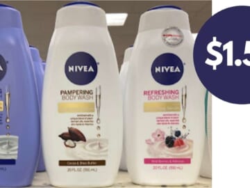 $1.50 Nivea Body Wash at Walgreens