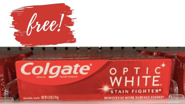 FREE Colgate Optic White Toothpaste | Kroger Mega Deal