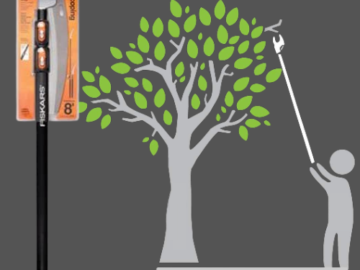 Fiskars 8 Foot Compact Extending Tree Pruner $19.59 (Reg. $39)