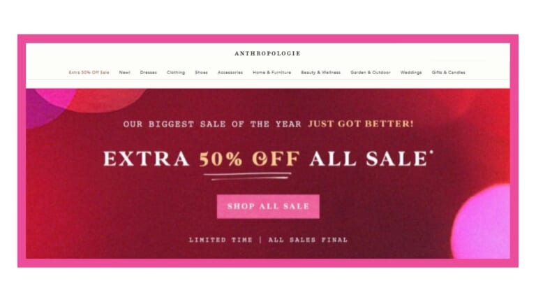 Anthropologie | Extra 50% Off Sale Items