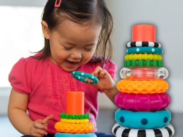 9-Piece Stacks of Circles Stacking Ring STEM Learning Toy Set $4.89 (Reg. $8.99)