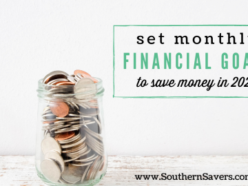 12 Monthly Financial Goals to Save Money in 2022