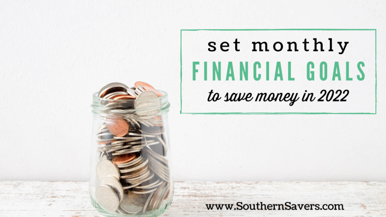 12 Monthly Financial Goals to Save Money in 2022