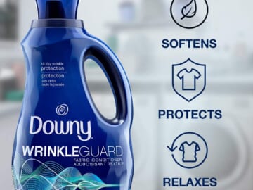 192 Loads Downy Wrinkleguard Liquid Laundry Fabric Softener, Fresh Scent as low as $11.89 Shipped Free (Reg. $17) – $0.06/load