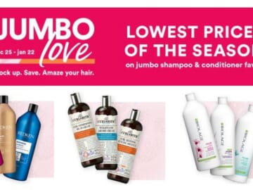 Jumbo Shampoo & Conditioner Favorites As Low As $24.99