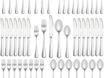 50-Piece Durable Home Kitchen Eating Tableware Set $27.19 Shipped (Reg. $45.99)