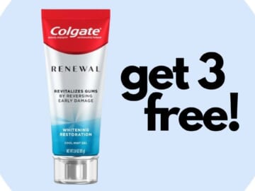 High-End Colgate Renewal Toothpaste | Get 3 FREE at Target