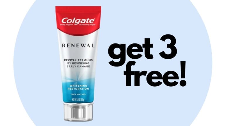 High-End Colgate Renewal Toothpaste | Get 3 FREE at Target