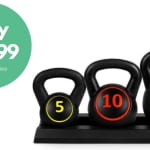 3-Piece Kettlebell Set For $39.99 Shipped