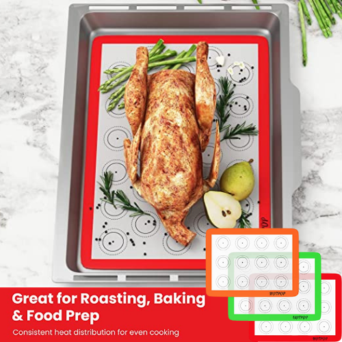 3-Pack Silicone Baking Mat from $8.49 After Code (Reg. $10) | $2.83/Mat – Sustainable Replacement for Parchment Paper!