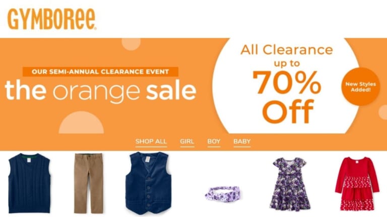 Gymboree | Up to 70% Off Clearance Deals