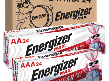 48-Count Energizer MAX AA Batteries & AAA Batteries Combo Pack as low as $19.52 Shipped Free (Reg. $32.97) – $0.41 per battery