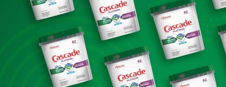 Free Cascade Platinum Dish Detergent Sample