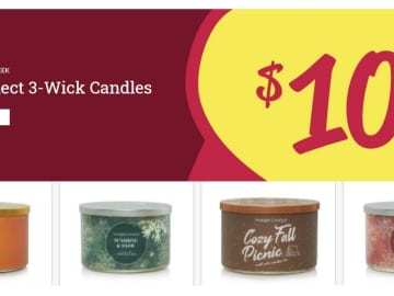 Yankee Candle | $10 3-Wick Candles