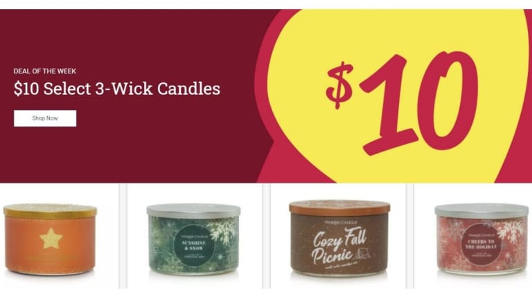 Yankee Candle | $10 3-Wick Candles