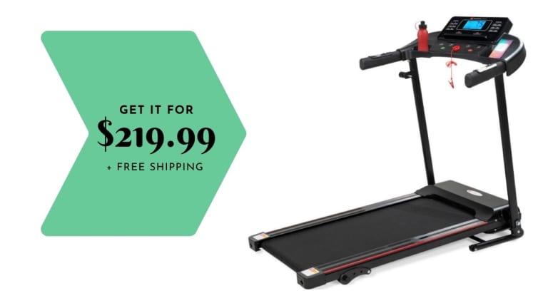 Folding Treadmill For $219.99 Shipped