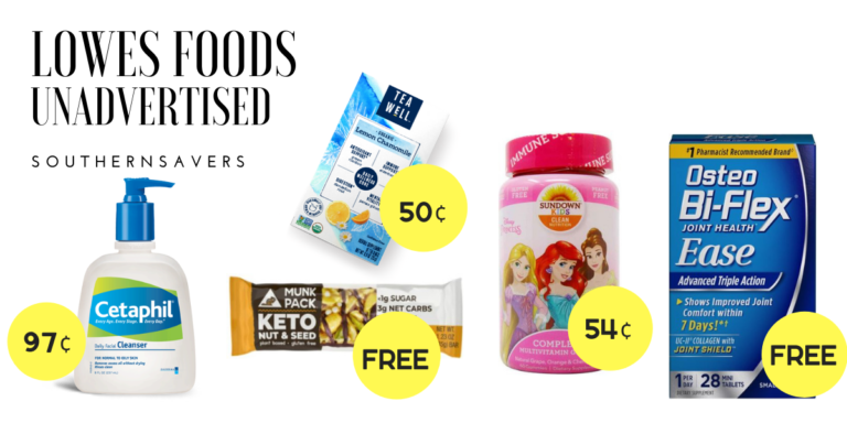 Lowes Foods Unadvertised Deals: 1/12-1/18