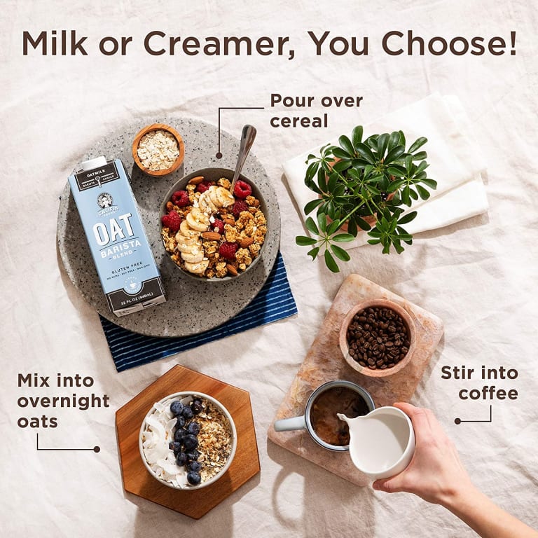 6 Pack Califia Farms Oat Milk, Unsweetened Barista Blend as low as $14.36 Shipped Free (Reg. $24) – 11K+ FAB Ratings! $2.39 / 32 Fl Oz Carton – Shelf Stable, Non Dairy, Vegan, Gluten-Free