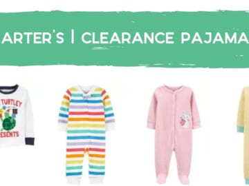 Carter’s | Footie Pajamas As Low As $5.59