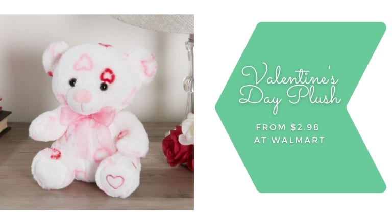 Valentine’s Day Plush Toys From $2.98