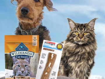 Buy 3, Get 1 Free Pet Treats & Toys | FOUR Blue Buffalo Soft Cat Treat Bags as low as $6.97 Shipped Free (Reg. $16.76) –  $1.74 Each!