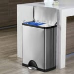 Today Only! Dual Compartment Stainless Steel Recycling Kitchen Step Trash Can $119.99 Shipped Free (Reg. $150) – 12K+ FAB Ratings! 46 Liter