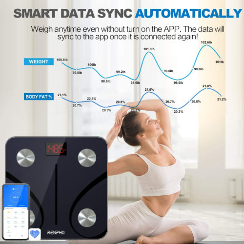 Today Only! RENPHO Bluetooth Body Fat Digital Scale $16.99 (Reg. $22) – 15K+ FAB Ratings + MORE Renpho Body Scales