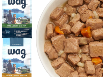 Wag 24-Count Wet Dog Food Topper Variety Pack as low as $13.06 Shipped Free (Reg. $49.21) | $0.54/pouch