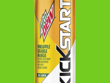 12 Pack Mountain Dew Kickstart, Pineapple Orange Mango as low as $10.85 Shipped Free (Reg. $15.50) – $0.90/ 16 Fl Oz Can