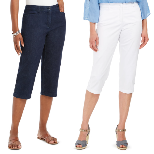 Women’s Capri Pants $7.36 (Reg. $39.50) | 2 colors & 6 sizes