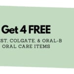 Get 4 FREE Crest, Oral-B, & Colgate Oral Care Items at Walgreens