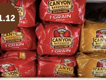 Canyon Bakehouse Stacking Deals | Gluten-Free Bread as Low as $1.12