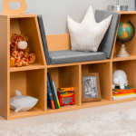 6-Cubbie Kids Bookcase Furniture Accent with Cushioned Reading Nook only $89.99 shipped (Reg. $150!)