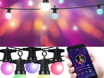 15 LED Smart String Lights, Wi-Fi Controlled $9.17 (Reg. $19.99)