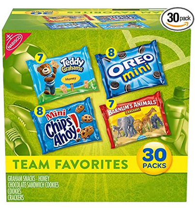 Nabisco Team Favorites Variety Pack (30 count) only $6.63 shipped!