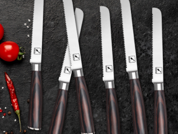 6-Piece 5-Inch German Stainless Steel Steak Knives $35.90 Shipped Free (Reg. $79.99)