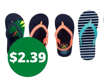 Carters Flip Flops As Low As $2.39