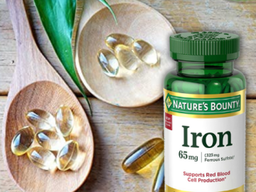 100-Count Nature’s Bounty Iron 65 Mg. as low as $2.23 Shipped Free (Reg. $5.09) | 2¢ each tablet!