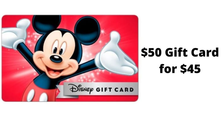 Best Buy Offer | $50 Disney eGift Card for $45